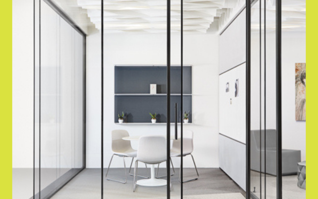 Alur’s dividing walls use glass for optimal privacy